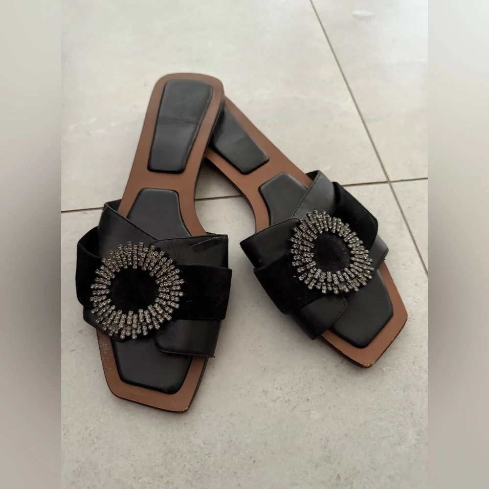 ALEXANDRE BIRMAN
Embellished Flat Sandals SIZE 41 - Picture 7 of 9